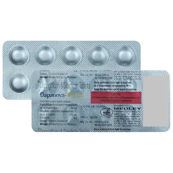 Dapanova S 10mg/100mg Tablet